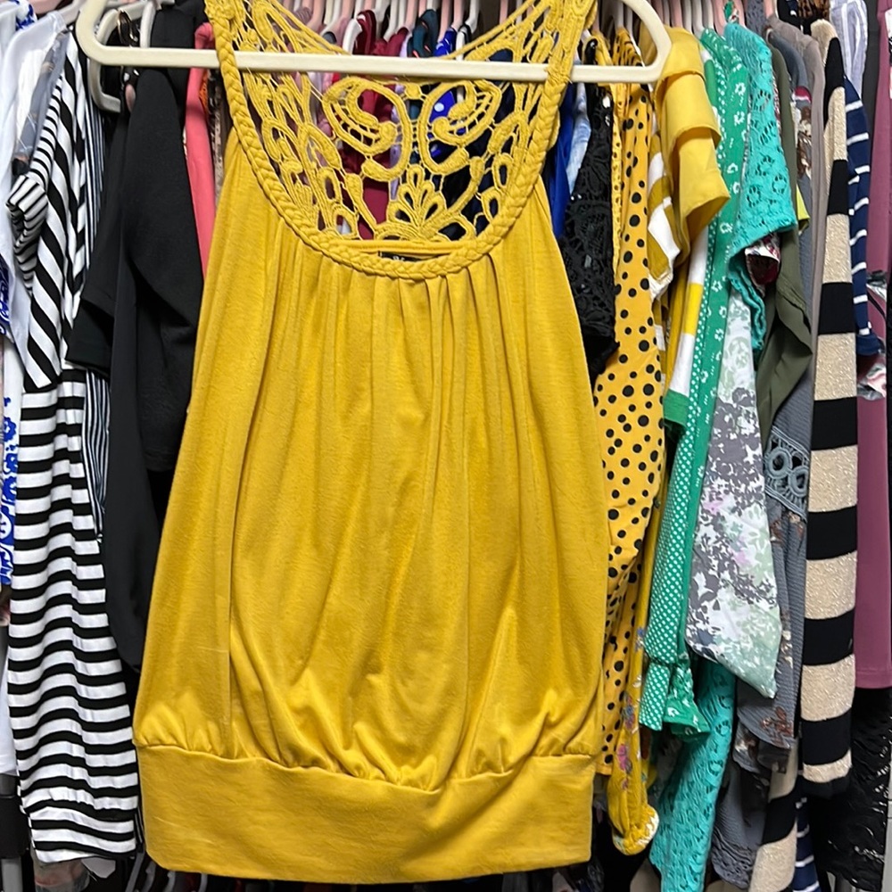 Mustard blouse